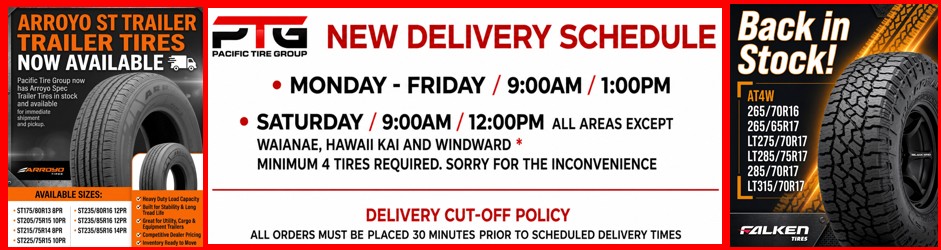 PACIFIC TIRE GROUP 24 HOUR ONLINE ORDERING, PLEASE LOG IN.